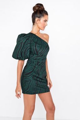 Mossman Dark Paradise Mini Dress green Size 14 for rent on The Volte - image 3
