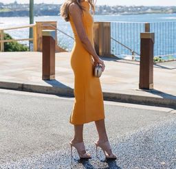Toni Maticevski Provocative Dress Orange Size 6 for rent on The Volte - image 3