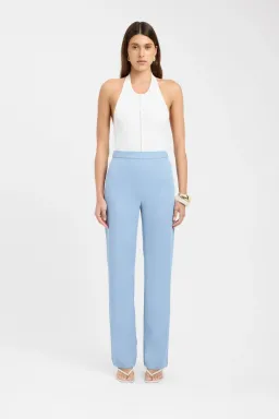 Kookai Hayman Long-Line Vest & Ariel Pants Set Soft Blue & Slate Blue Size 8-10 — Races, Cocktail, Wedding Guest for rent on The Volte - image 2