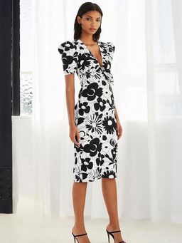 By Johnny - Floral Tie Front Tee Dress - Size 10 for rent on The Volte - image 1