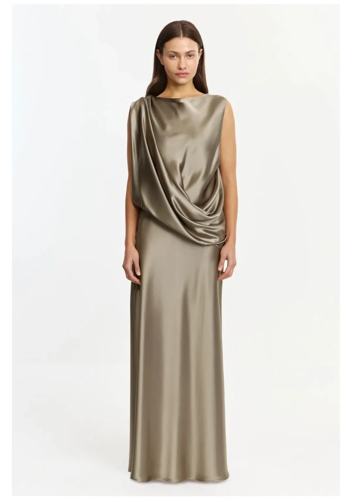 Acler Yalumla Maxi Dress in Walnut Size 14 - Image 1