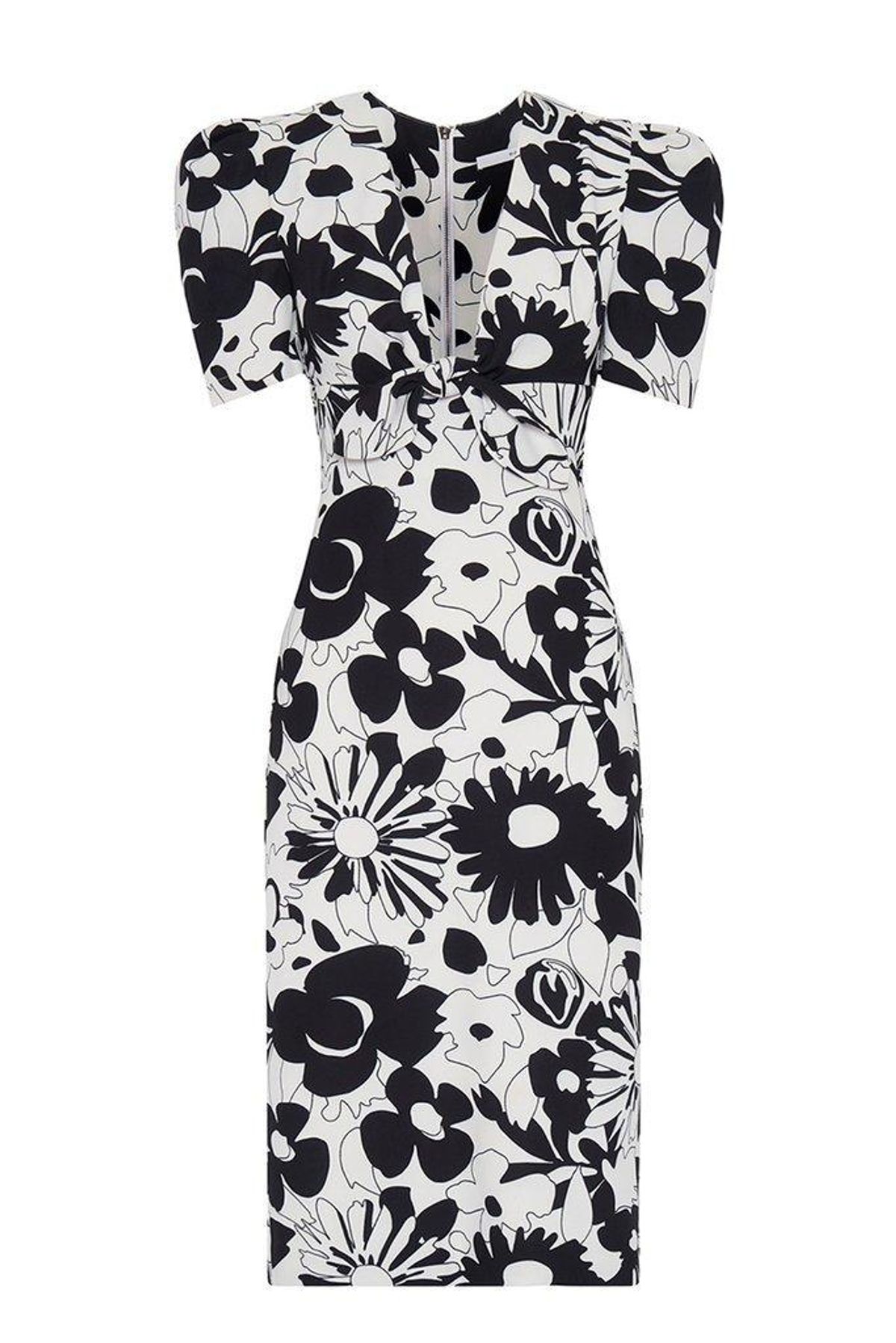 By Johnny Floral Tie Front Tee Dress Size 14 - Image 4