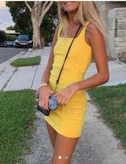 Bec & Bridge Cle'mence Mini Dress Yellow Size 8 for rent on The Volte - image 4
