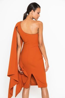 Mossman Moving On Up Dress orange Size 10 for rent on The Volte - image 3
