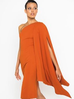 Mossman Moving On Up Dress orange Size 10 for rent on The Volte - image 1
