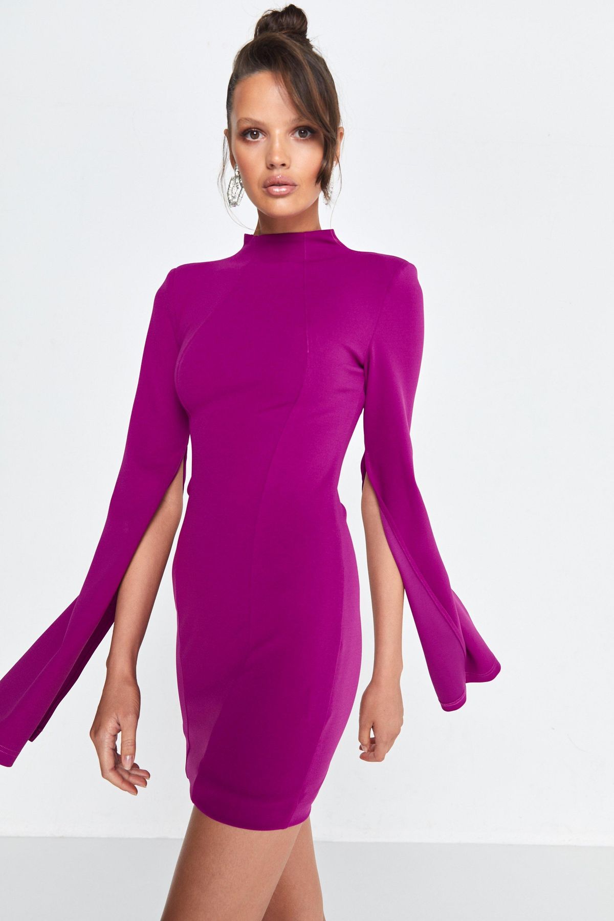 Mossman The Sense Of Mystery Dress Magenta Size 12 - Image 1