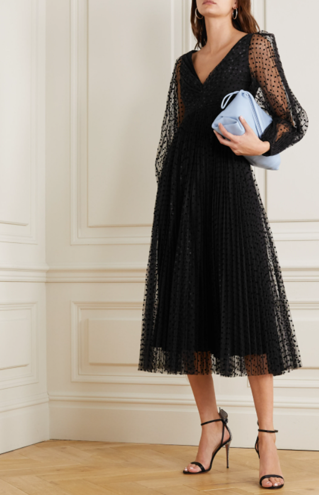 Zimmermann Lucky Pleated Polka Dot Ballet Dress Size 14 for rent on The Volte - main image
