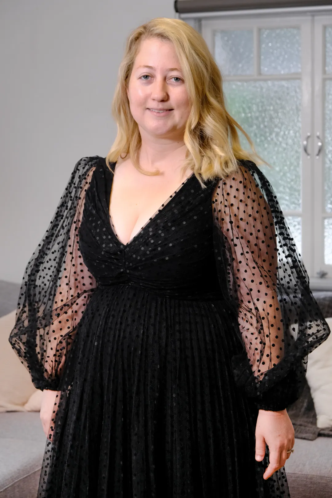 Zimmermann Lucky Pleated Polka Dot Ballet Dress Size 14 for rent on The Volte - main image