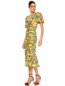 La Maison Talulah Finch Midi Frock yellow size 8 for rent on The Volte - image 4
