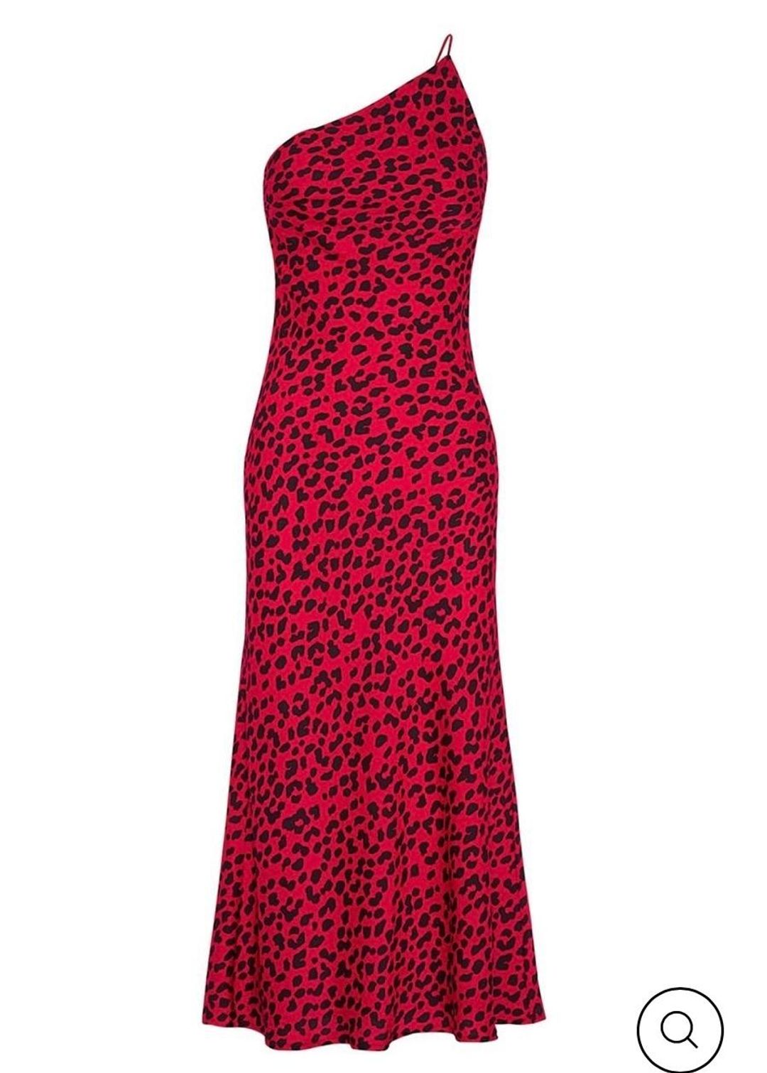 By Johnny Ruby Leopard Asymmetric Dress size 6 for rent on The Volte - main image