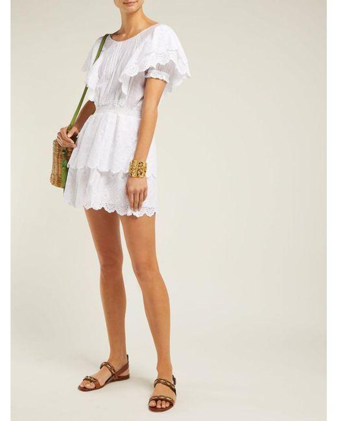 Sir The Label Gabriel Low Back Mini In White Size AU 8 for rent on The Volte - main image
