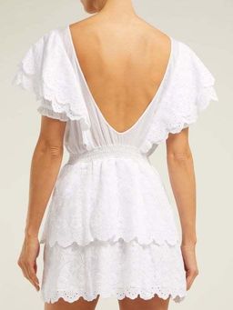 Sir The Label Gabriel Low Back Mini In White Size AU 8 for rent on The Volte - image 3
