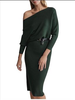 Witchery Off Shoulder Knit Dress size 8 for rent on The Volte - image 3