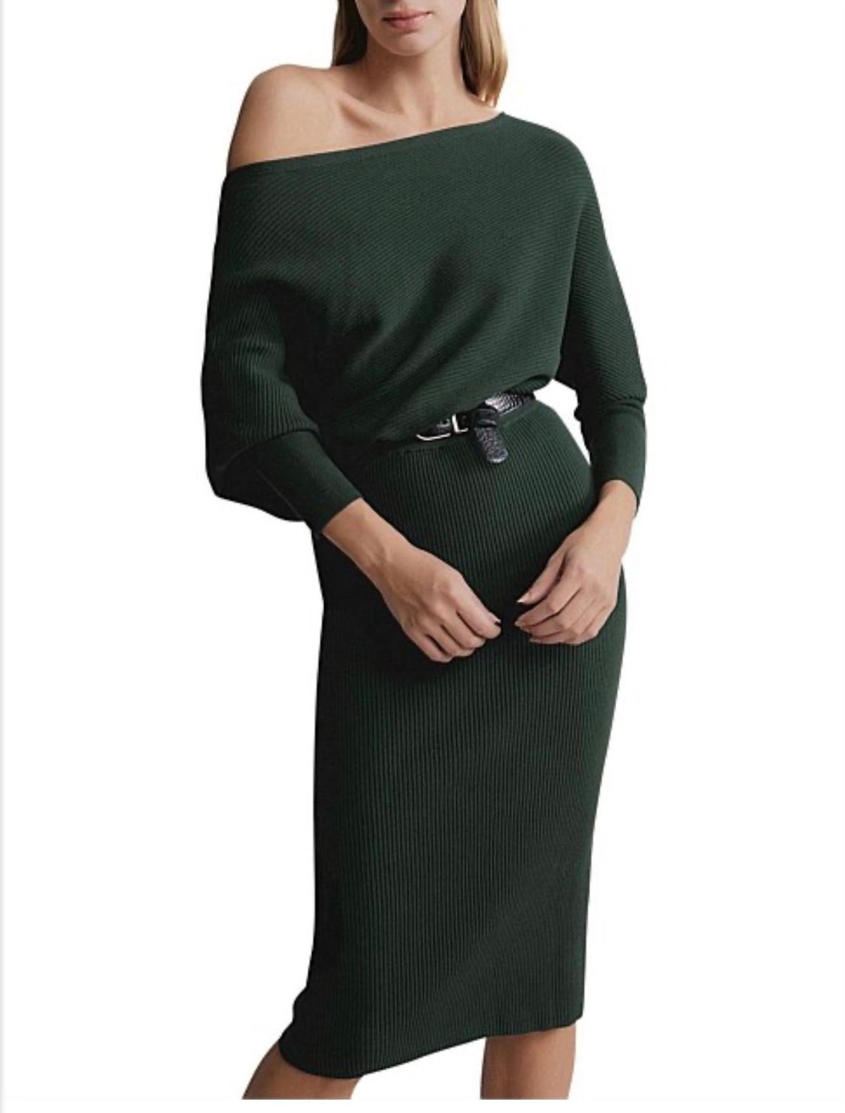 Witchery Off Shoulder Knit Dress size 8 - Image 2