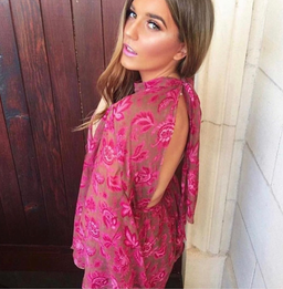 Zimmermann Karmic Flare Sleeve Playsuit Pink Paisley Chintz Size 0 / AU 8 for rent on The Volte - image 13