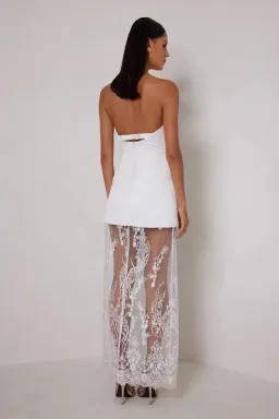 Elle Zeitoune Janice mini White Size 6 for rent on The Volte - image 2