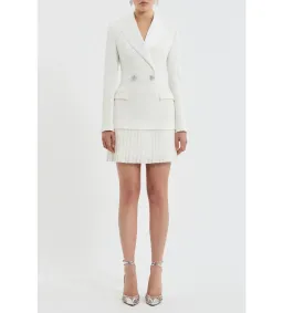 Rebecca Vallance Atlas Mini Dress in Ivory Size 8 for rent on The Volte - image 1