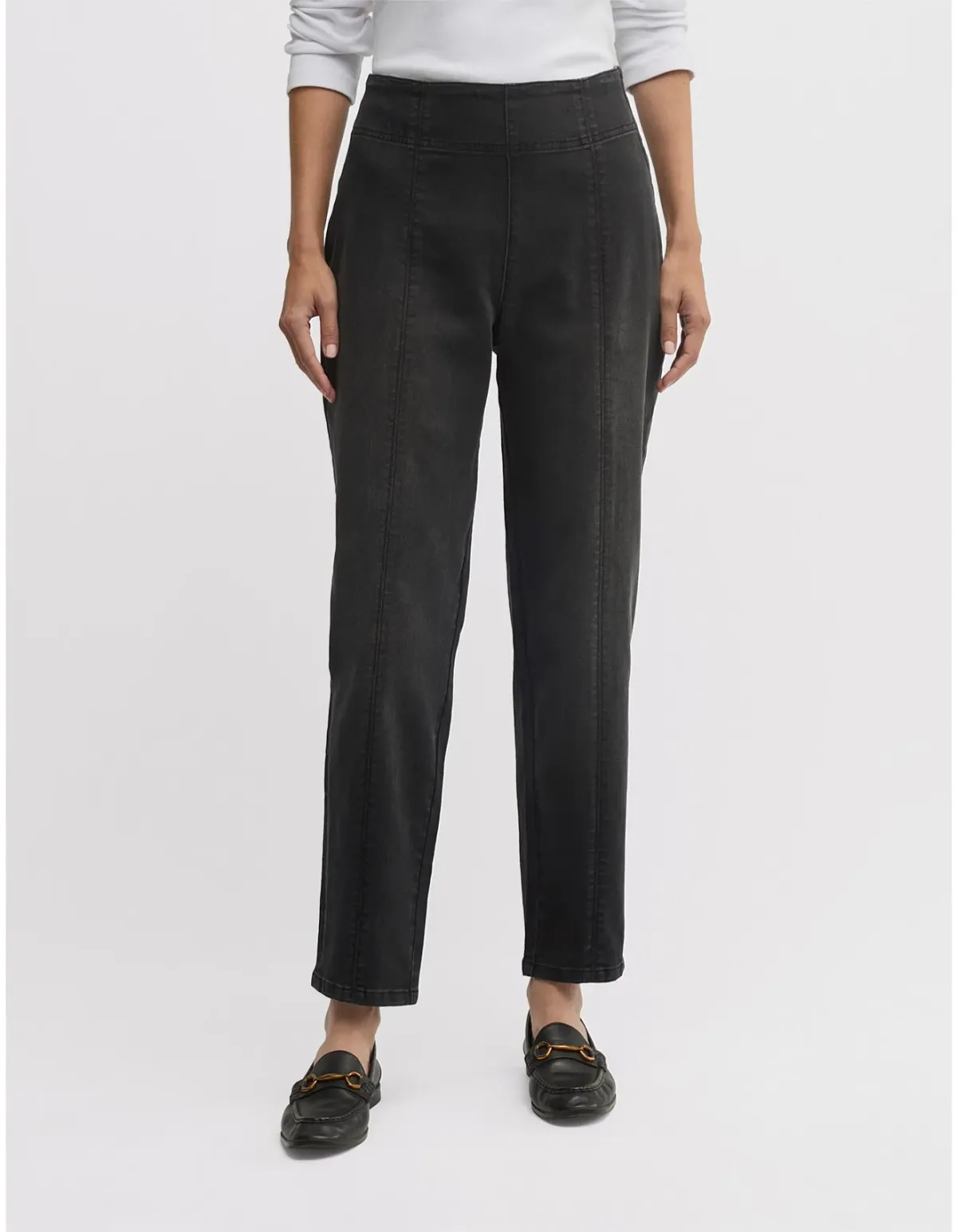 Yarra Trail Covert Slim Ankle Denim Size 16 AU Slate for rent on The Volte - main image