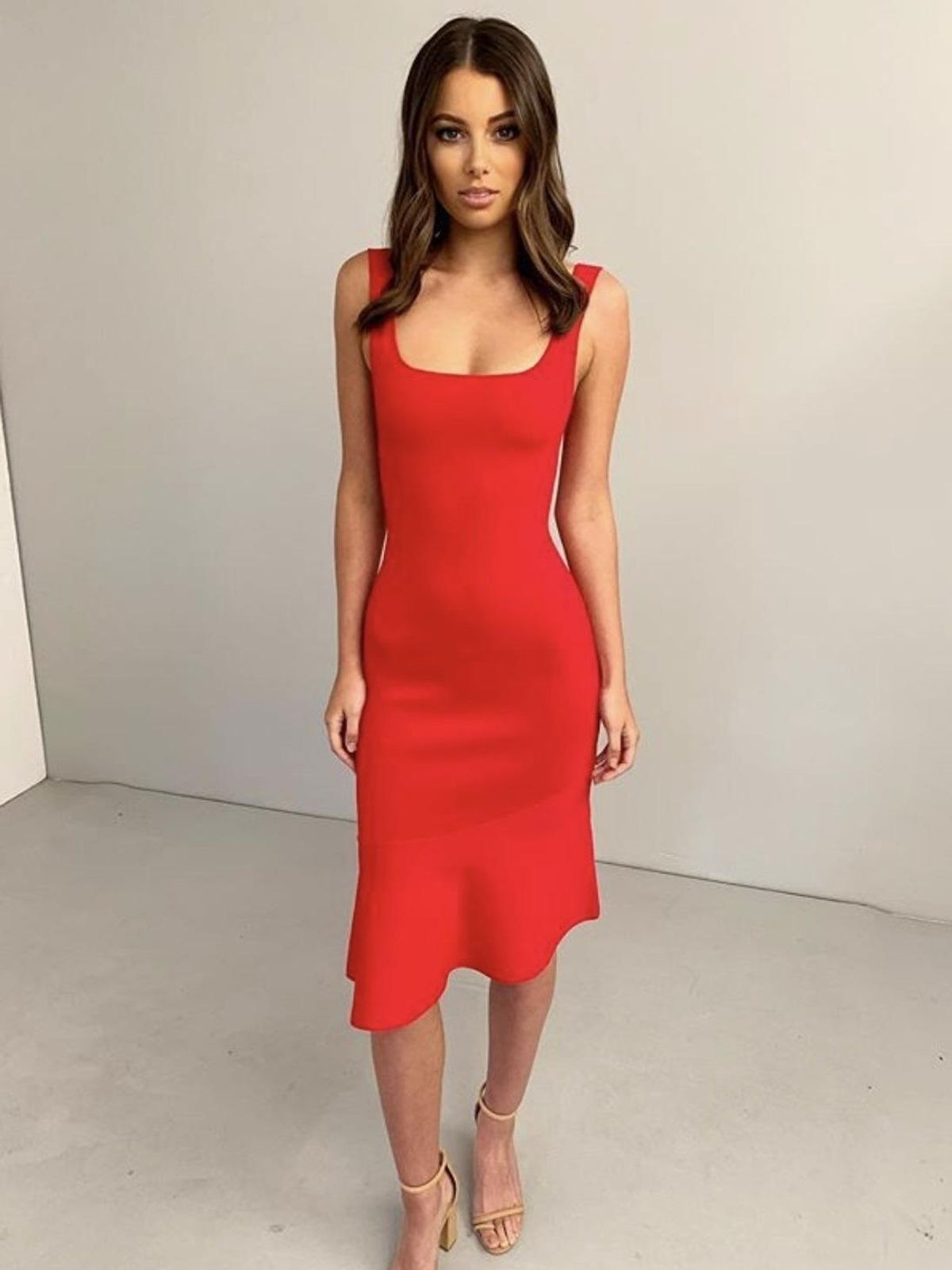 Kookai Miami Scoop Neck Dress red size 8 - Image 1