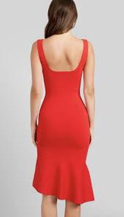 Kookai Miami Scoop Neck Dress red size 8 for rent on The Volte - image 3