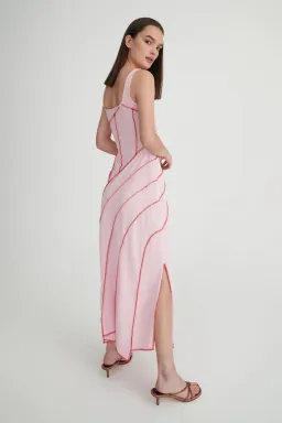 Hansen & Gretel Kehlani Dress Pink Size 6 for rent on The Volte - image 3