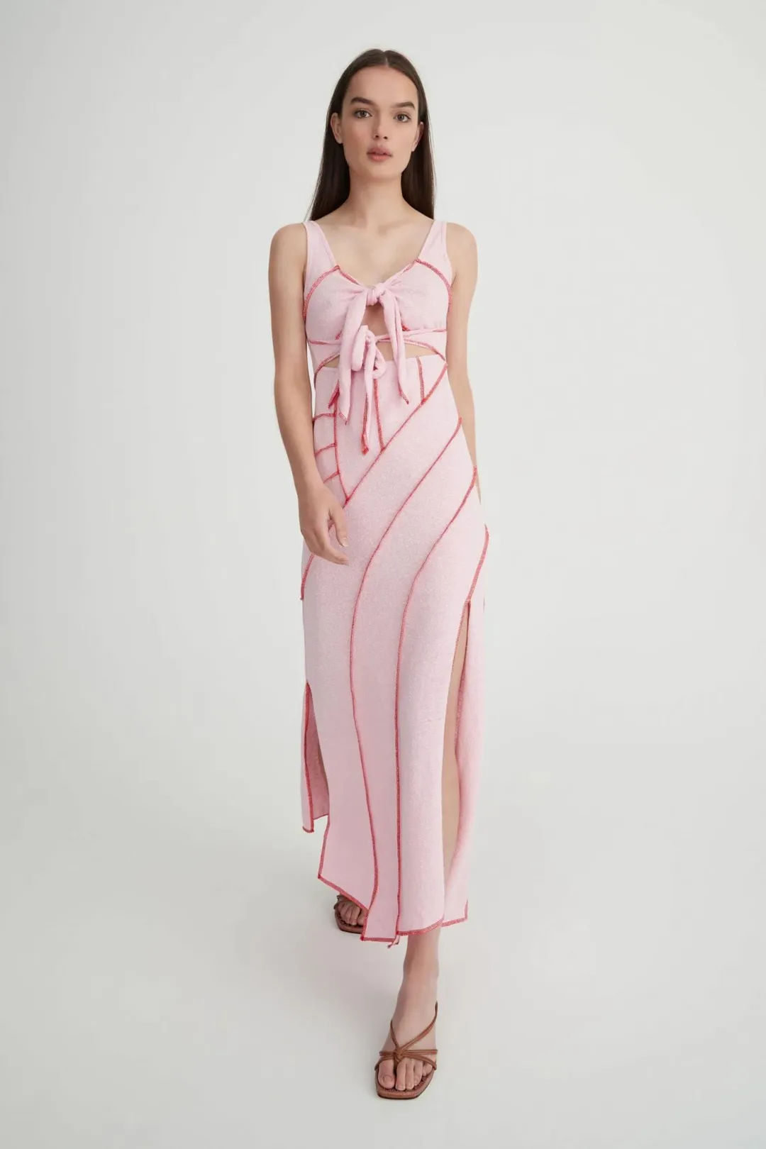 Hansen & Gretel Kehlani Dress Pink Size 6 for rent on The Volte - main image