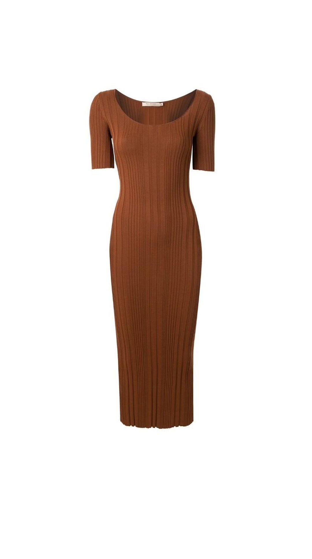 Bec & Bridge Toulouse Knit Dress brown size 6 for rent on The Volte - main image