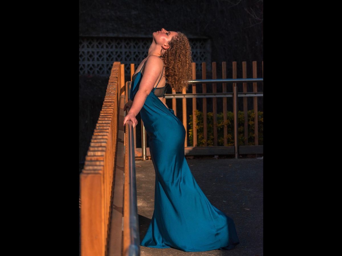 Lexi Zarni Dress - Cerulean Blue for rent on The Volte - main image