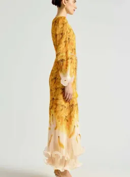 Antipodean Bathers Fluted Maxi Dress Size 12 for rent on The Volte - image 3