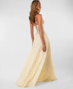 Fenity Gaia Dress in Butter Yellow Size S/8 for rent on The Volte - image 3