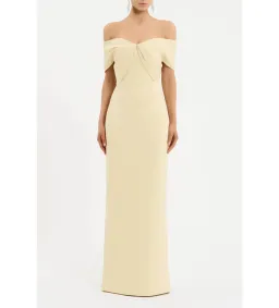 Rebecca Vallance Aubriella Maxi Gown Yellow Size 8 for rent on The Volte - image 1