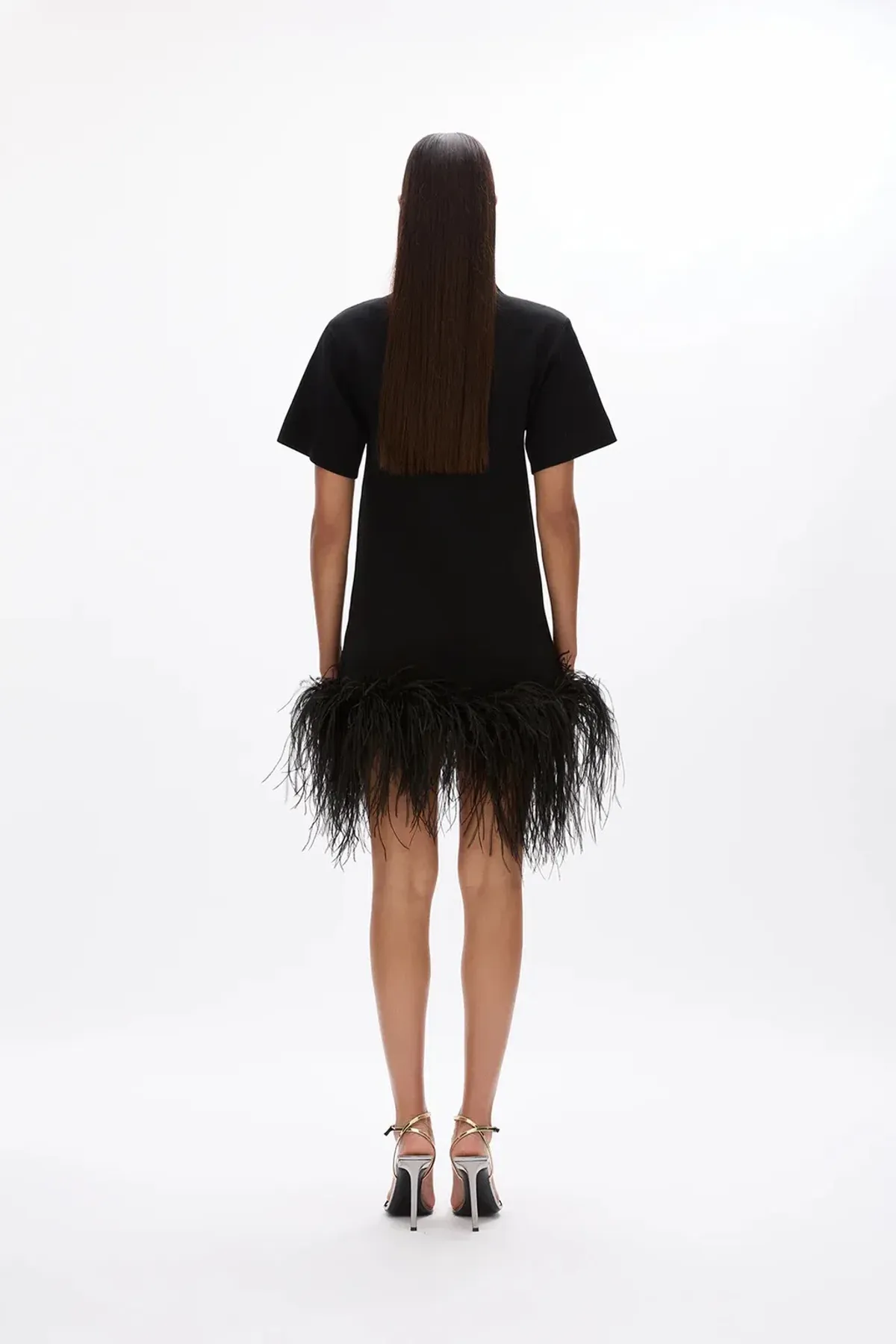Rachel Gilbert Rita Mini Dress; black; S / AU 8 - Image 3