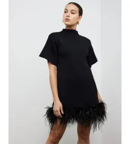 Rachel Gilbert Rita Mini Dress in Black Size 1/AU8 for rent on The Volte - image 1