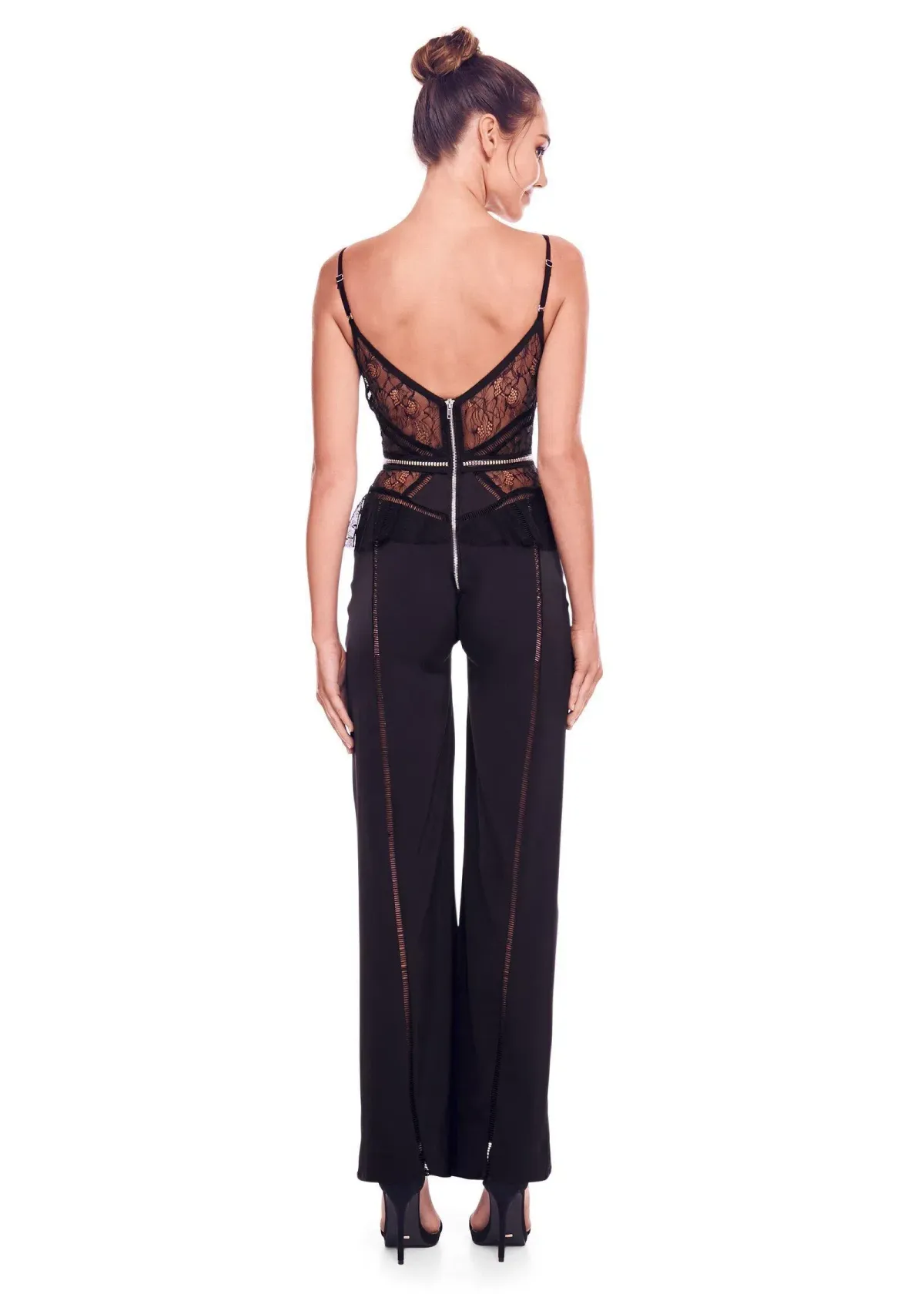 Eliya the Label Capri Pantsuit Black Size 6 - Image 2
