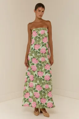 ALESSIA DRESS PINK JARDIN for rent on The Volte - image 2