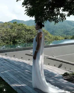 KYHA NEVE SLIP DRESS - 8 - white for rent on The Volte - image 2