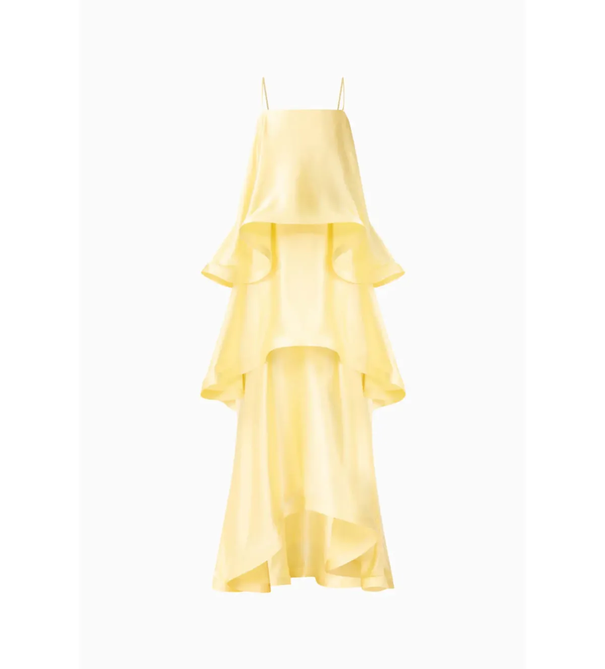 Elliatt Tilly Tiered Maxi Dress Butter Yellow Size XS/AU 6 - Image 4