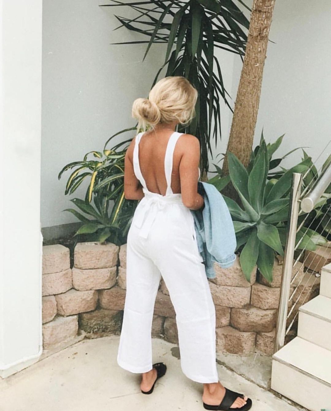 Posse The Isobel Jumpsuit White Size 8/Small for rent on The Volte - main image