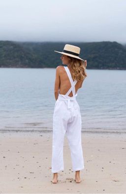 Posse The Isobel Jumpsuit White Size 8/Small for rent on The Volte - image 2