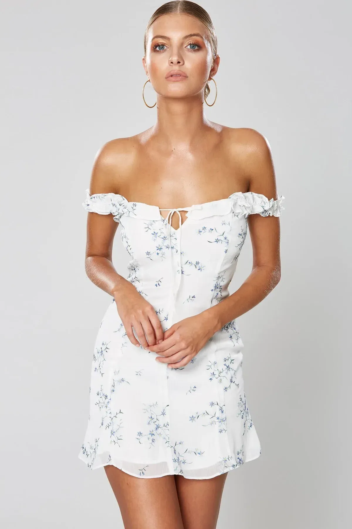 Winona Soul Mate Mini Dress White Size 6 - Image 2