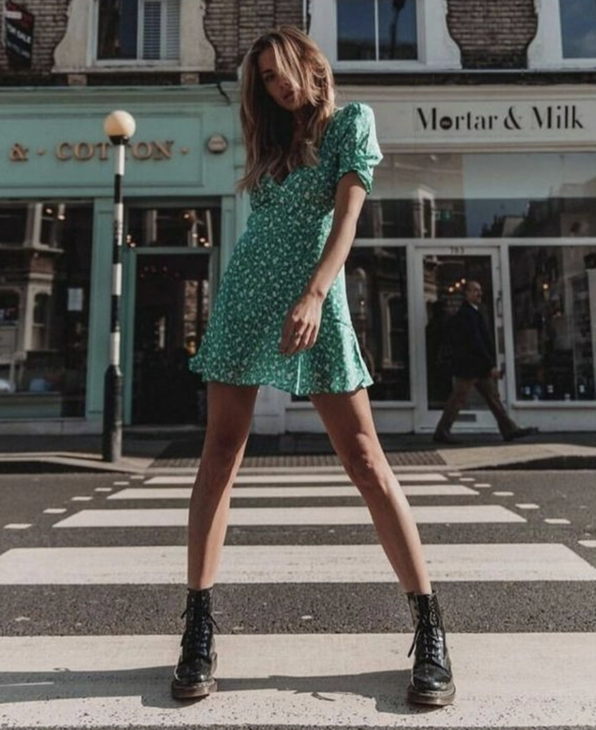 Realisation Par the ozzie poison ivy silk mini dress green size 6 - Image 4