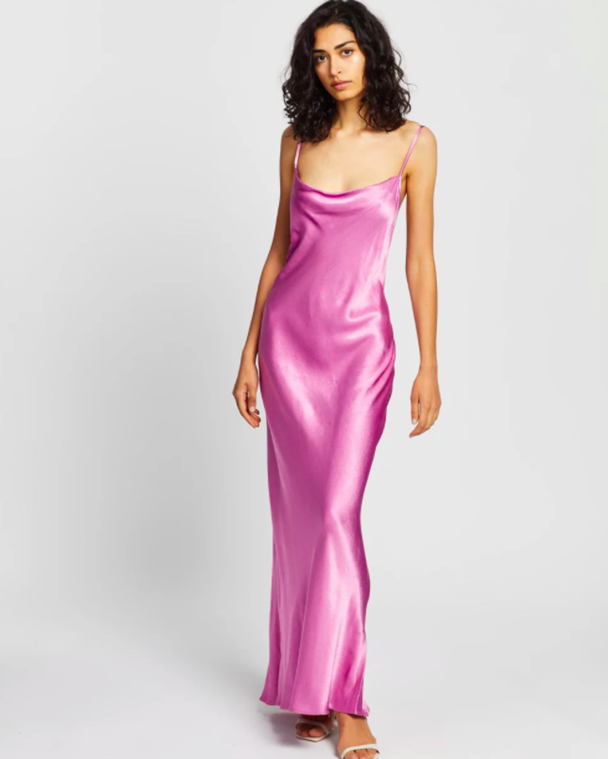 Bec & Bridge Lucie Maxi Dress Fuchsia Pink Size 8 for rent on The Volte - main image