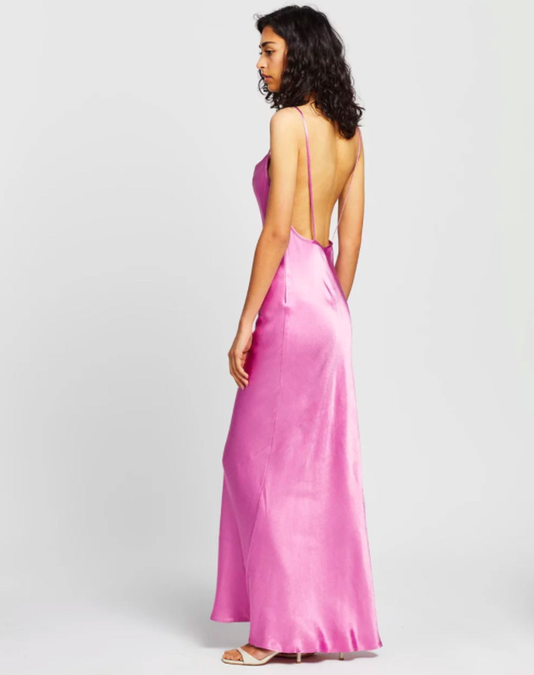 Bec & Bridge Lucie Maxi Dress Fuchsia Pink Size 8 for rent on The Volte - main image