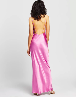 Bec & Bridge Lucie Maxi Dress Fuchsia Pink Size 8 for rent on The Volte - image 3