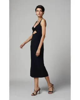 Bec & Bridge Joelle Midi Dress Black Size AU 8 for rent on The Volte - image 2
