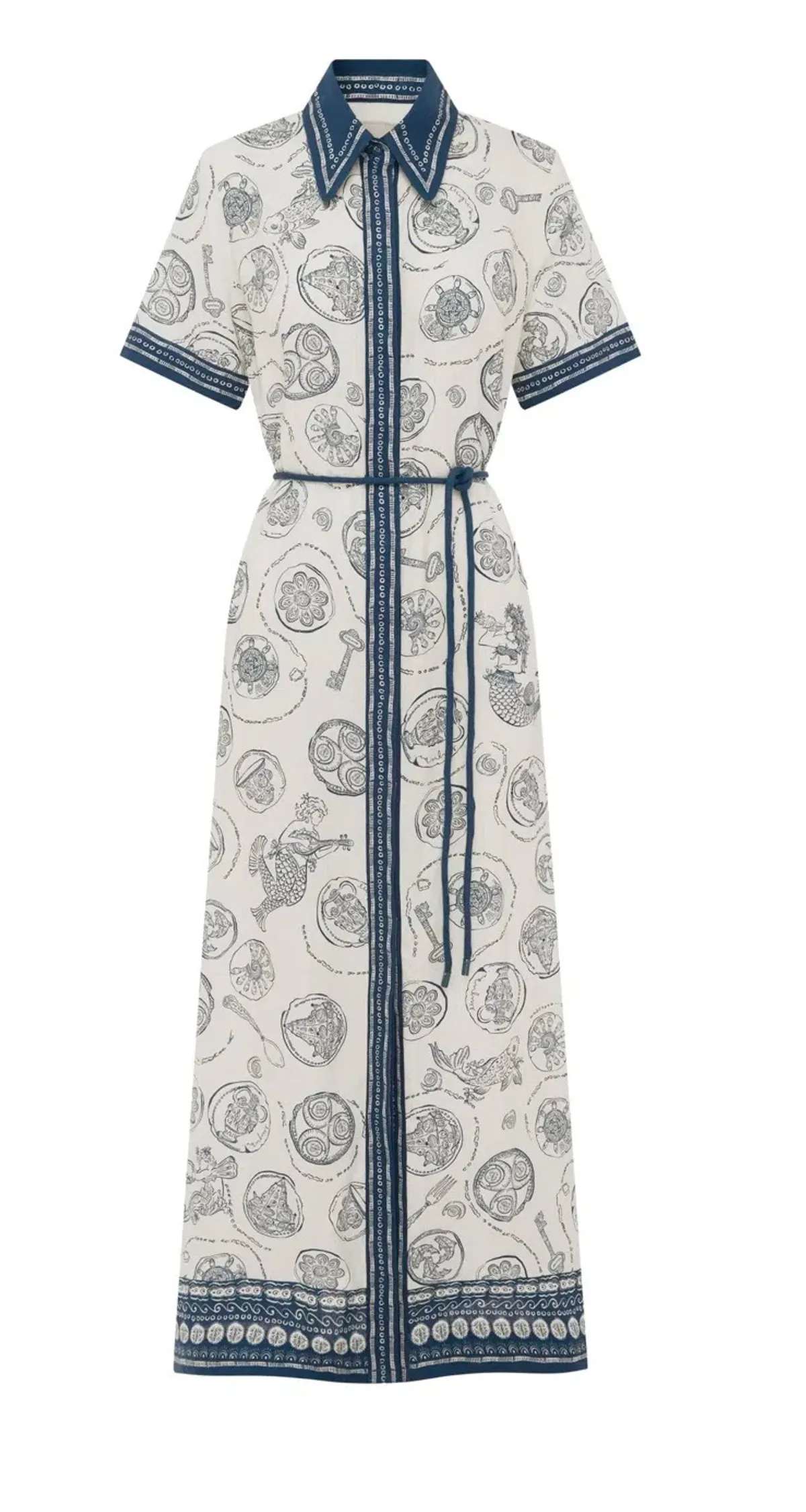 Alemais Lucky Shirt dress Linen Size 12 - Image 5