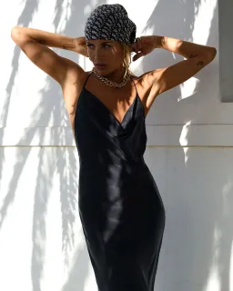 Rat & Boa Santi Dress Navy Size Small AU8/10 for rent on The Volte - image 4