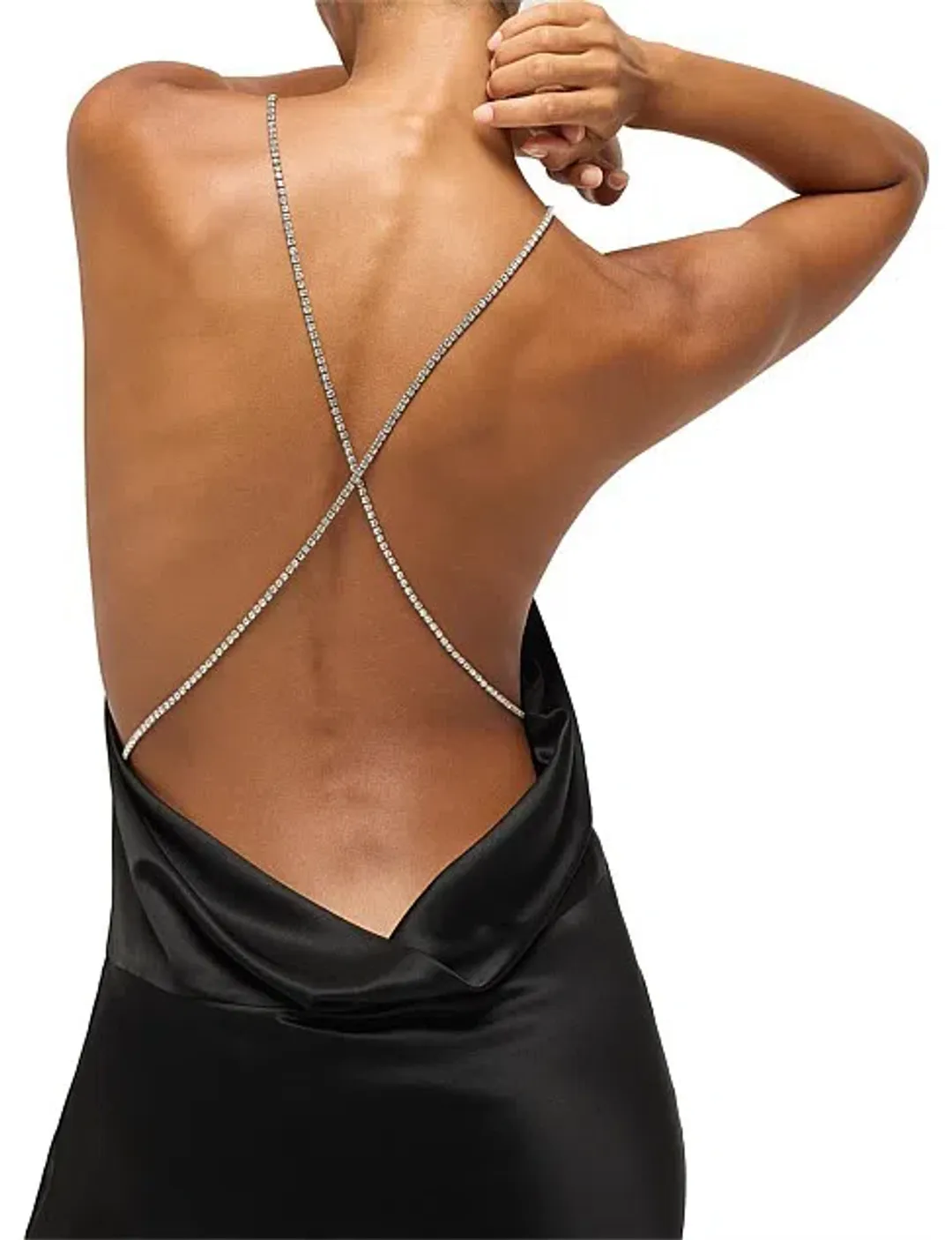 GATHERED BIAS SLIP DRESS for rent on The Volte - main image