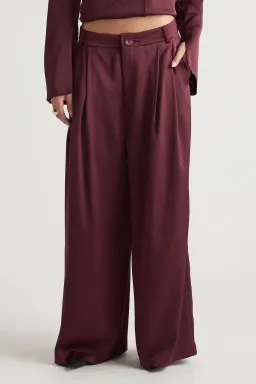 Sadie Satin Wrap Suit for rent on The Volte - image 2