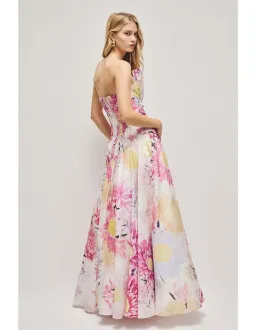 🌸New AJE Reflector Gown - Size 12 - Native Floral Pink - Sleeveless Formal Maxi Dress 🌸 for rent on The Volte - image 4